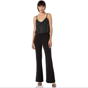 Parker Black Sequin Bodice Jumpsuit
